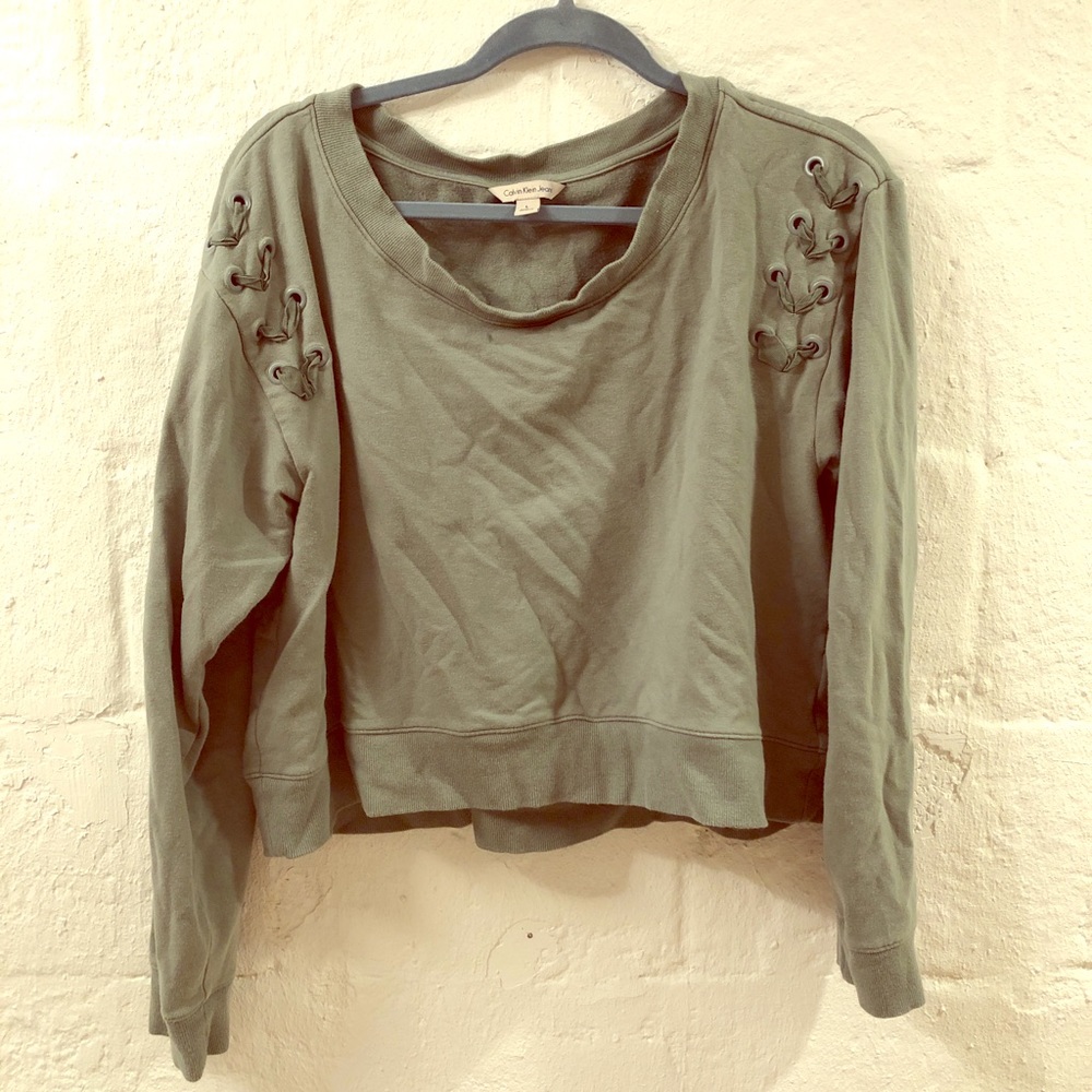 Calvin Klein cropped sweatshirt